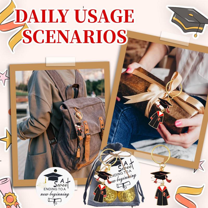 20 шт. Выпуск 2025 года Брелоки для выпускников Сувениры и подарки для него и для нее Вдохновляющие Поздравления Выпускнику Сувенир