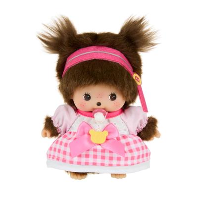 Sekiguchi Плюшевая игрушка Monchhichi Babychichi Idol, маленькая, для девочки, 205752, В15 х Ш10 х Г7см