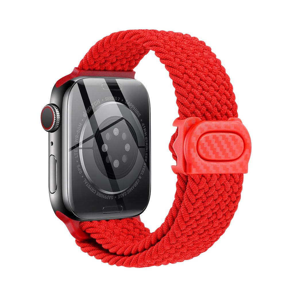 Плетеный ремешок для Apple Watch Series 10 9 8 7 6 5 4 se Ultra 2 49мм 46мм 42мм 44мм 40мм 45мм 41мм Correa Браслет Ремешки iWatch