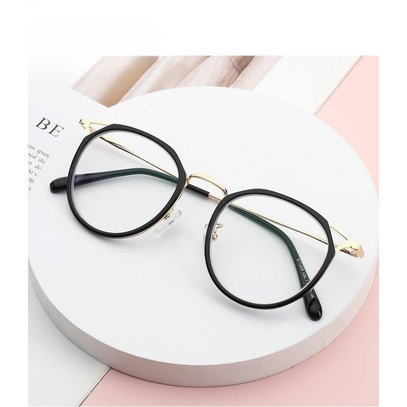 Новые очки для близорукости с кошачьими ушками Cute Joker с плоским зеркалом и защитой от Blu-ray могут быть оснащены оправой для очков в стиле ретро.