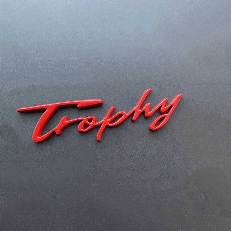 3D Metal Trophy Letters Logo Emblem Trunk Badge Auto Decals Rear Side Stickers For MG 6 Morris 3 ZS ZT GS TF GT ZR TF WW31