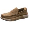 Breathable and Comfortable for Lazy People The Toe Layer Is Made of Cowhide and The British Business Low Top Shoes Are Thick Soled Men's Shoes