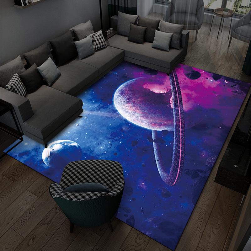 3D-ковёр Cartoon Universe Area Rug - большой, полностью покрытый ковер для спальни, гостиной или дивана