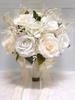 Свадебные букеты для невесты, богемные белые искусственные розы, пионы, букеты для свадебных украшений