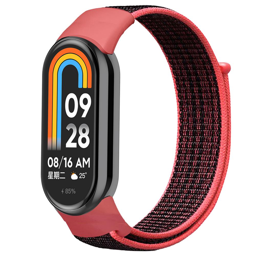 Нейлоновый ремешок для Xiaomi Mi Band 10/9/8 Браслет NFC Дышащий браслет Наручный ремешок Correa Спортивный ремешок для Mi band 8/9/10 Ремешок