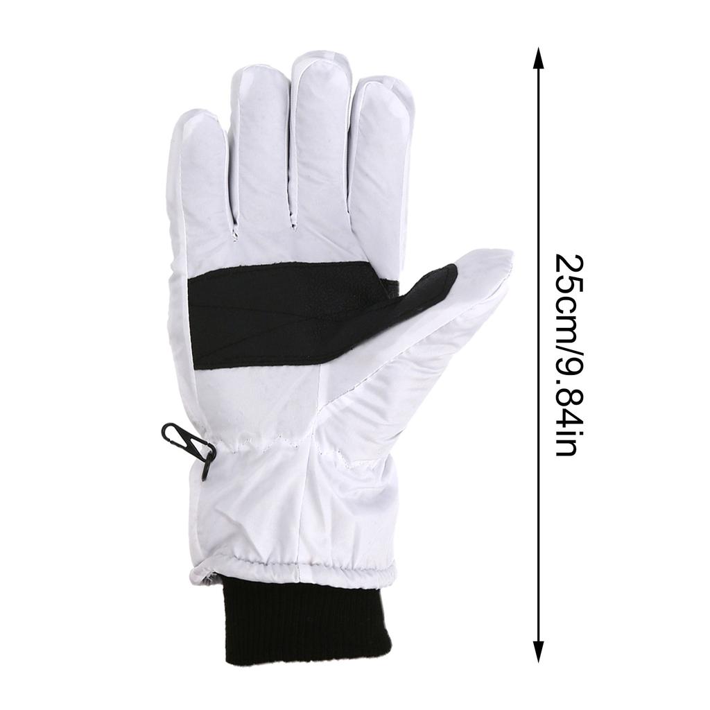 Женские лыжные перчатки с толстым бархатом для зимнего тепла, перчатки для занятий спортом на открытом воздухе и велоспорта