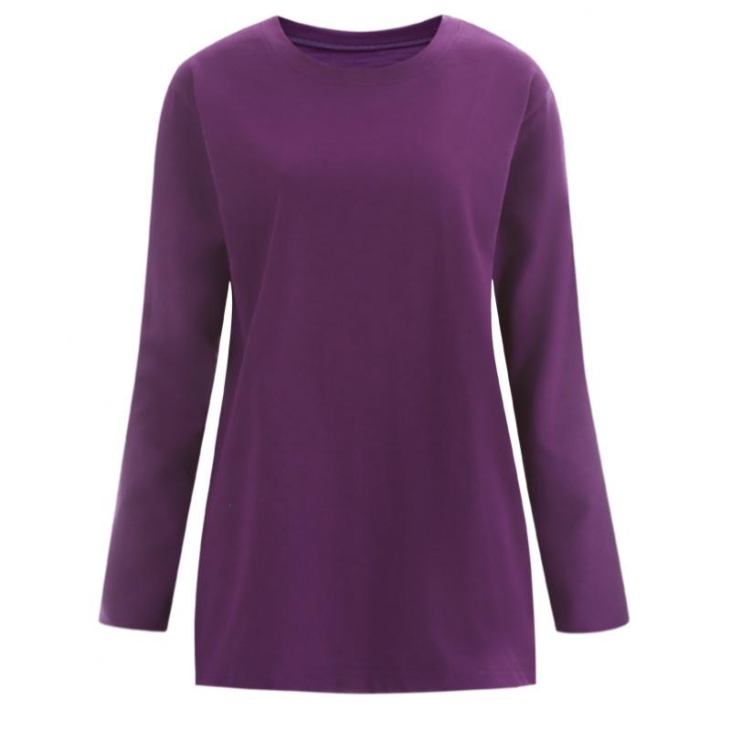 Shop Men Slub Round Long Sleeve Inner T shirT whiTe Dai Wsh 1009