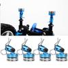 4 шт. Магнитные невидимые скрытые стойки кузова для SCX10 4WD HSP 1/10 RC автомобиля с прорезями синие