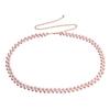 European and American trendy hot girls imitation pearl waist chain, high sense, sexy nightclub style bikini single-layer body chain