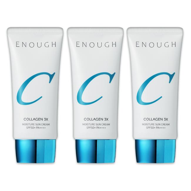ENOUGH Коллагеновый солнцезащитный крем 3X Moisture SPF50+ PA++++ 50 мл (3 варианта)