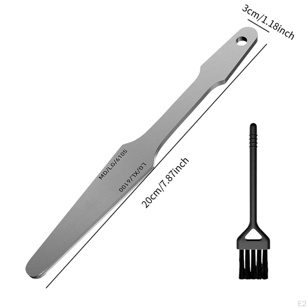 Напильник для ладов гитары, двухсторонний напильник с щеточкой, полировальный для электрогитары