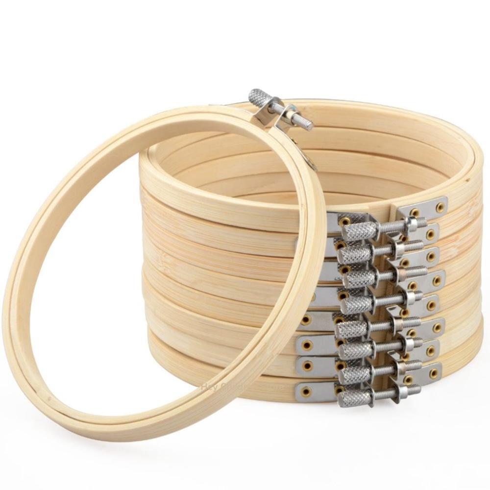 Ручная работа Бамбуковый материал Сделай сам Пяльцы для вышивания Набор для вышивания Швейные инструменты Аксессуары для вышивания крестом