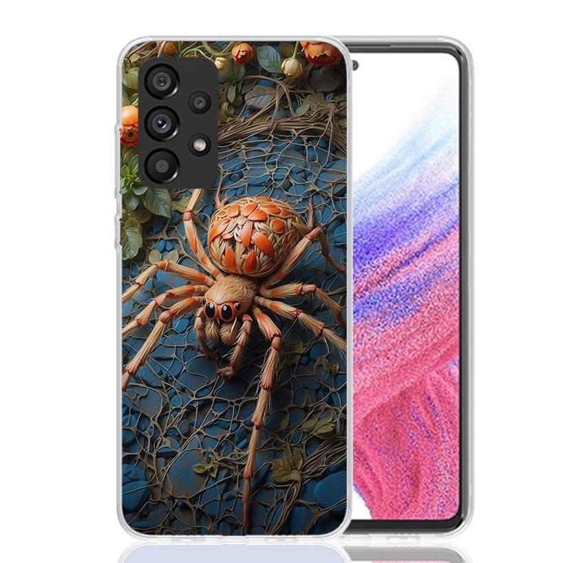 Black Widow Spider Insect Phone Case for Samsung Galaxy A17 A16 A15 A14 A13 A57 A56 A55 A54 A53 A37 A36 A35 A34 A33 A26 A25 A24
