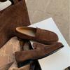 Ретро-обувь Женские мокасины из натуральной кожи Женские туфли Sapatos Femininos Sepatu Wanita Kulit Asli Slip-On Round Toe Low