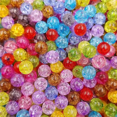 Товары для вечеринки DIY Аксессуары Круглые ювелирные изделия Изготовление свободных бусинок-разделителей Треск из бисера Ожерелье Браслет 50 шт. 10-16 мм Оптовая продажа