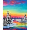 DIY 5D алмазная живопись Снежная сцена Алмазная вышивка Снежные горные пейзажи вышивка крестиком полная круглая дрель домашний декор подарок