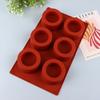 1 шт. 6 отверстий круглая форма для торта украшение торта силиконовая форма инструмент для выпечки тортов своими руками