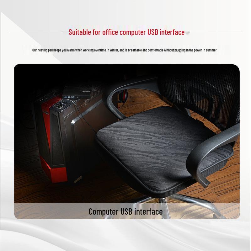 X005 Универсальная USB подушка с подогревом для автомобильного, диванного или офисного кресла - Электрический зимний обогреватель