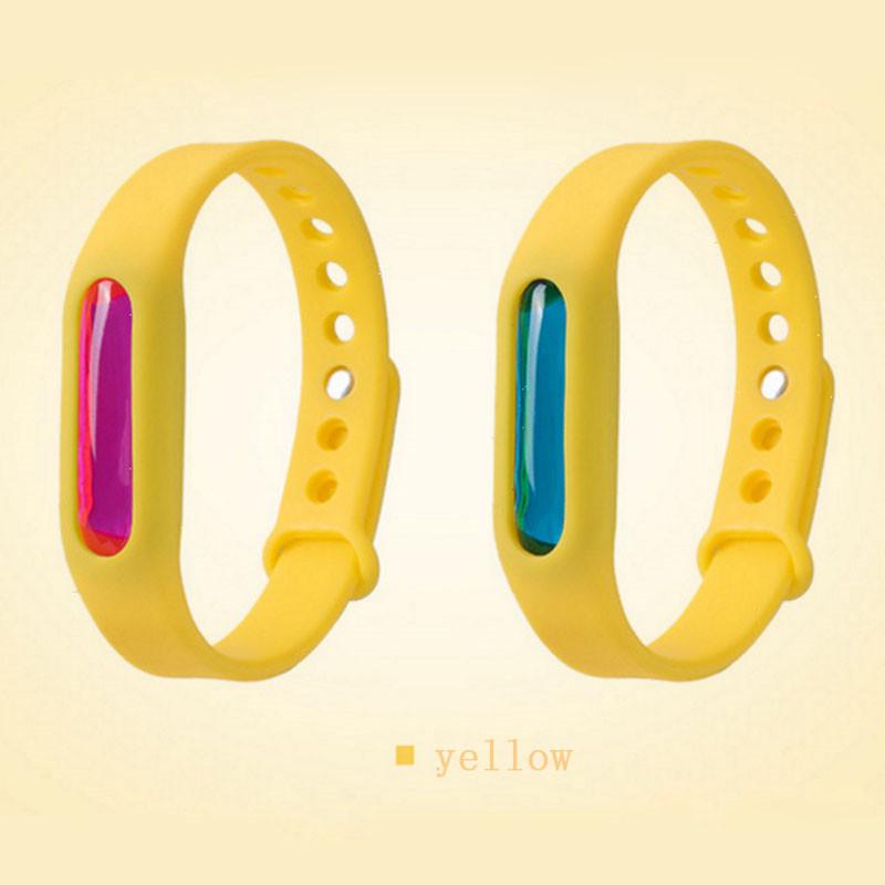 Регулируемый браслет от комаров с растительными эфирными маслами в силикагеле - доступен в нескольких цветах