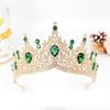 Luxury Baroque Queen Tiaras Shiny Ornament Bridal Headwear Princess Crown  for Women Girls