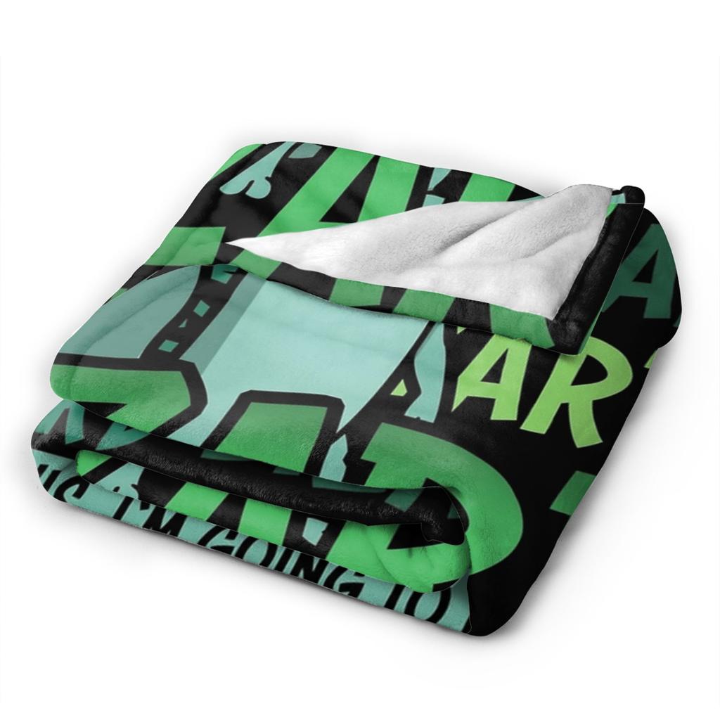 The Lizard Lizard Ah I'm Going To Bed Blanket Fleece Hoppers Tom Lizard Super Warm Throw Blanket for Bedding Couch Bedspread