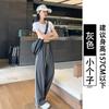 Quick-drying Striped Sweatpants Women's 2025 New Summer Thin Small Casual Narrow Ice Silk Wide-leg Straight Pants