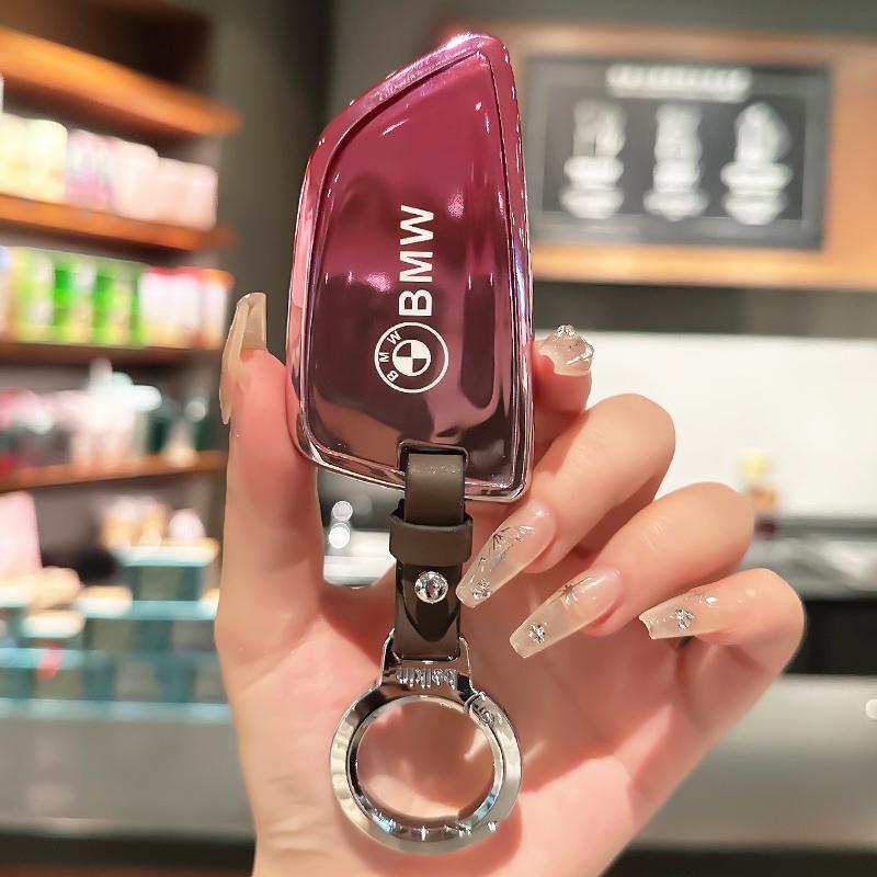 BBXBL1 Fashion TPU Car Key Case Cover Shell For BMW F20 G20 G30 X1 X3 X4 X5 G05 X6 X7 G11 F15 F16 G01 G02 F48 Auto Keychain Accessories