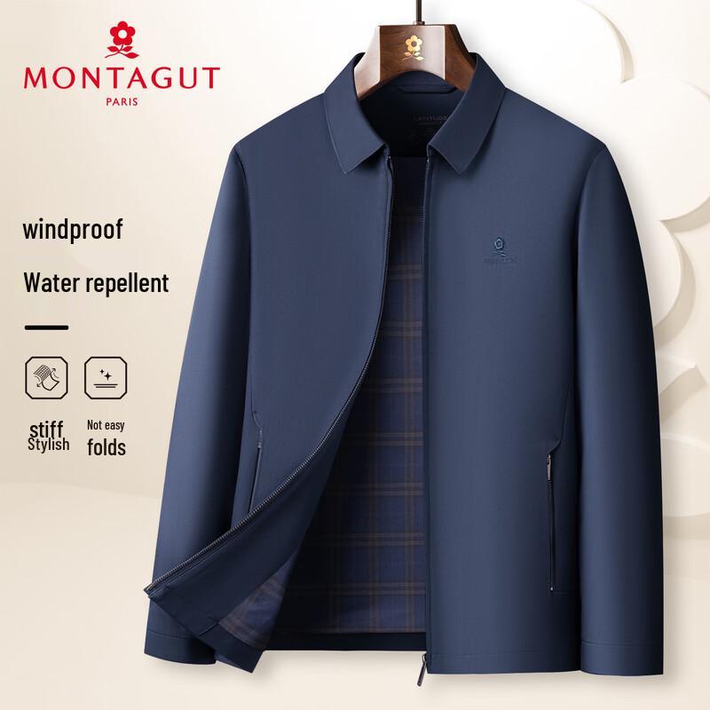 MONTAGUT Men's Business Casual Lapel Jacket