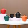 AIQIYIXUAN LIU Portable Ceramic Travel Tea Set
