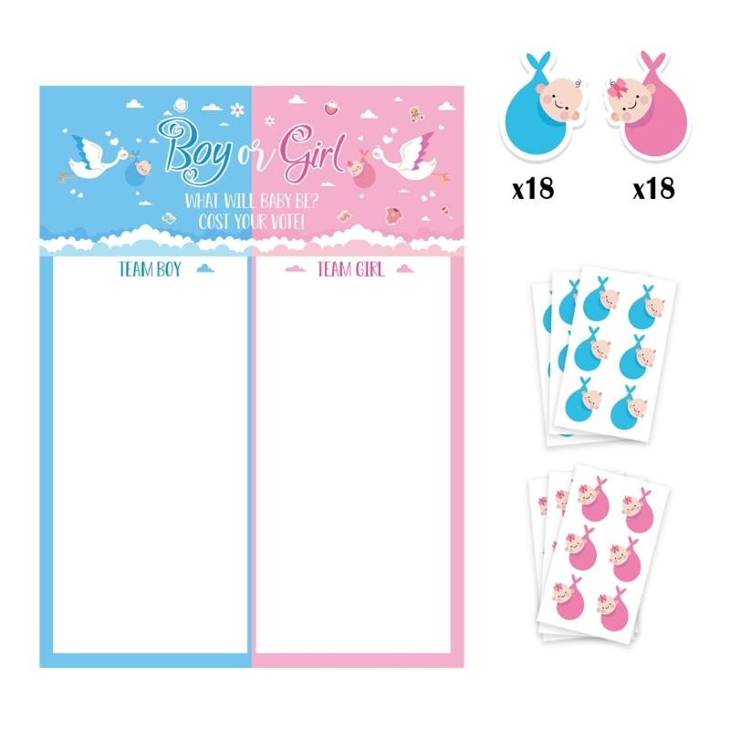 Карточки «Скретч» для Baby Shower, Забавная игра, Билет-лотерея для вечеринки
