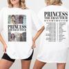 Футболка Princess Eras Tour Comfort Colors футболка Princess Tour футболка с персонажами принцесс футболка для девичьей поездки подарок на день рождения