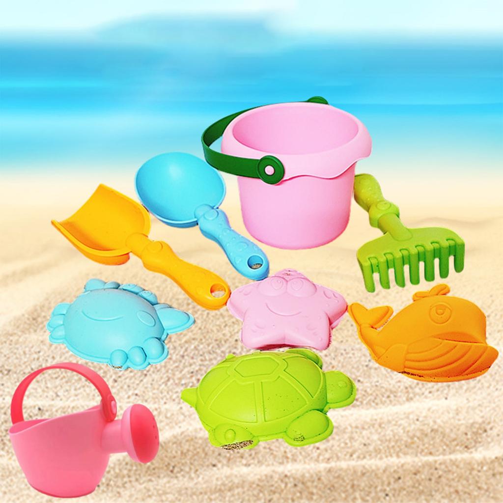 Детский пляжный набор игрушек для игры с песком, инструменты для рытья песка на берегу моря, лопата для копания песка, прочное ведро