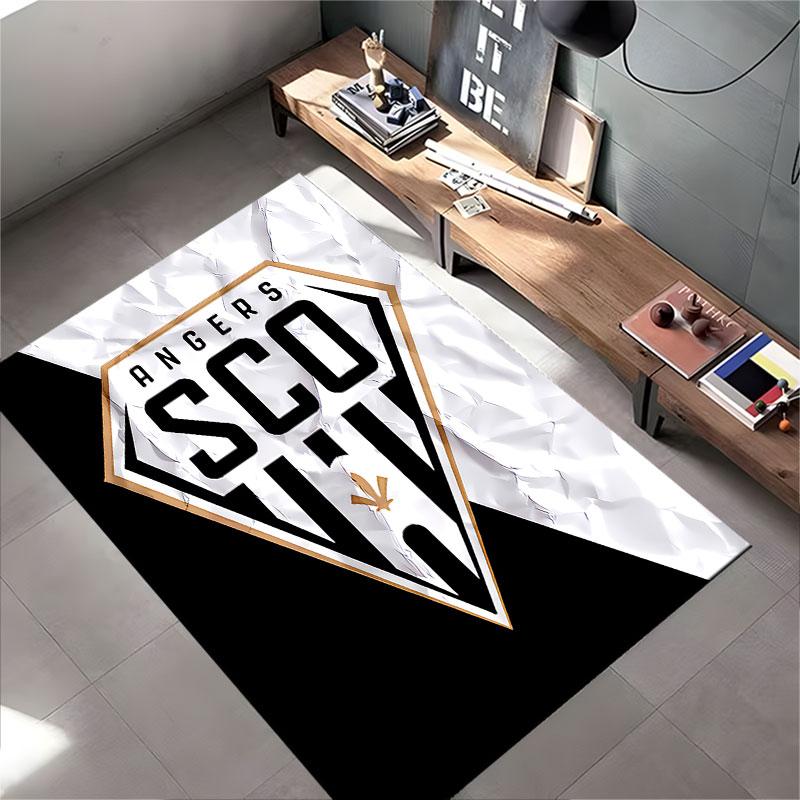 Angers SCO Logo Design Carpet suitable as a non-slip mat for the living room or bedroom sofa
