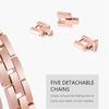 Браслет с бриллиантами 18 мм, 20 мм, 22 мм для Samsung Galaxy Watch4 3 S3 Active2 Garmin Venu 2S 2plus Vivoactive 4s, металлический ремешок