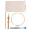 Набор для вышивания с иглой Punch Hoops DIY Coarse Wool Brass Yarn Scissors Tools Set