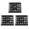 12 Pair Mixed Size MultiColor Crystal Rhinestone Magnetic Earrings Ear Stud