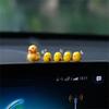 5Pcs Mini Cute Duckling Style Car Ornaments