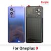 Стеклянная задняя крышка для Oneplus 9 9R 10 Pro Запасная задняя панель Корпус с клеем С окошком для камеры