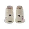 Puma Bari Mid Logo - Кроссовки унисекс белые Whisper-White Prism-Pink Black 387235-01