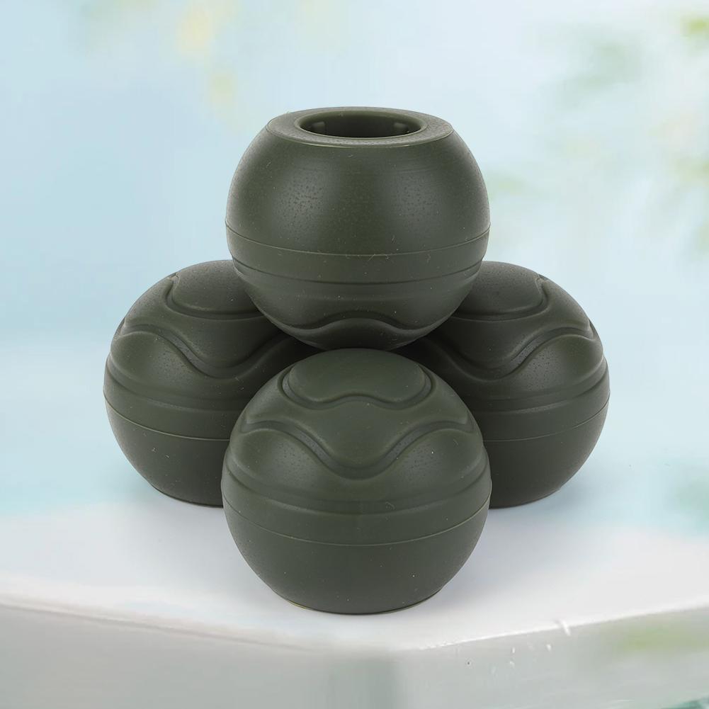 4Pcs Camping Chair Leg Cap Anti Slip Chair Leg Protectors Shock Absorption Moon Chair Foot Cover for Rugged and Uneven Surfaces