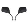 Pair Black Mirrors M10 Rearview Mirrors For Kawasaki KLR250 KLR600 KLR650 1984-1990