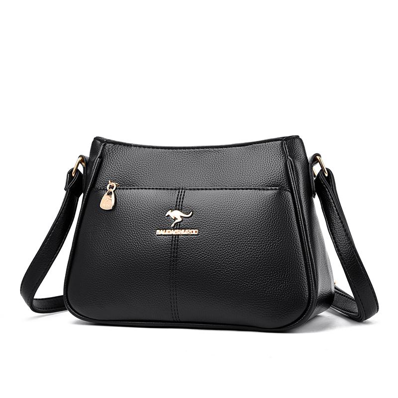 Модная женская сумка кроссбоди, повседневная ретро сумка через плечо, текстура мягкой кожи, женская модная простота, европейский тренд ретро