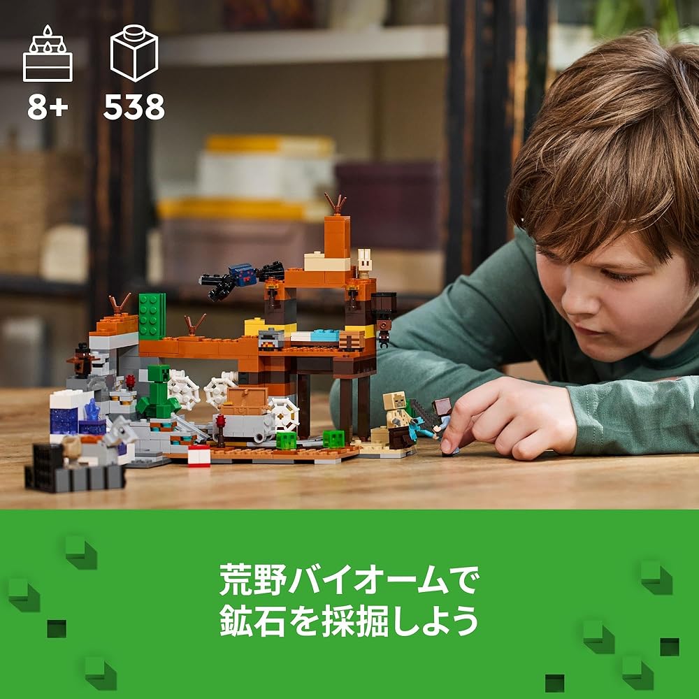 LEGO Minecraft Abandoned Mine Toy Set 21263 Building Blocks for Kids Ages 8-10