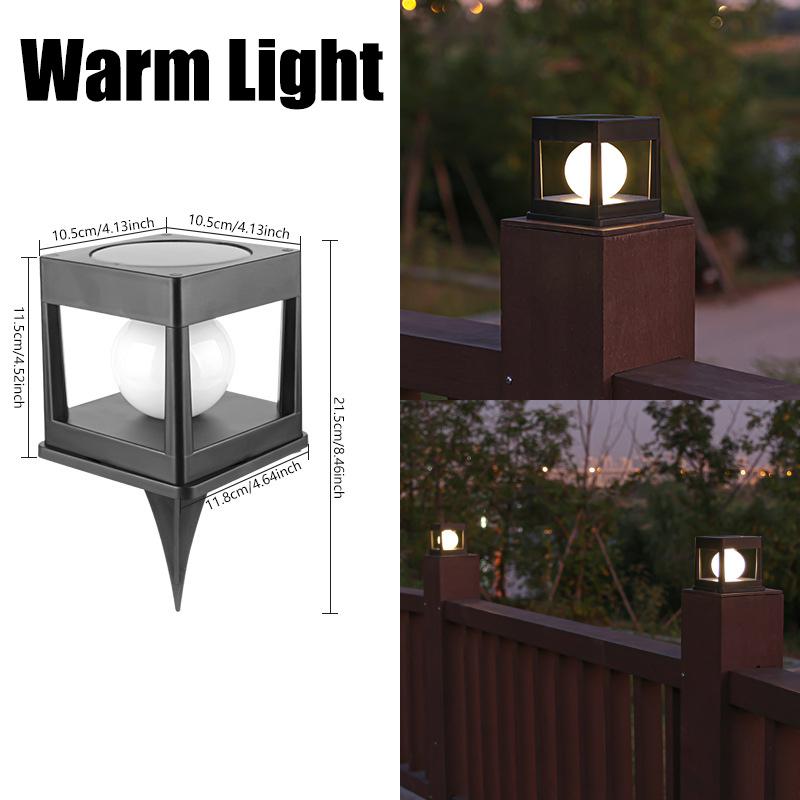 Светодиодный солнечный светильник Capital, водонепроницаемый, солнечный, квадратный, садовый светильник, двор, вилла, сад, интеллектуальное управление освещением, пост, светильники