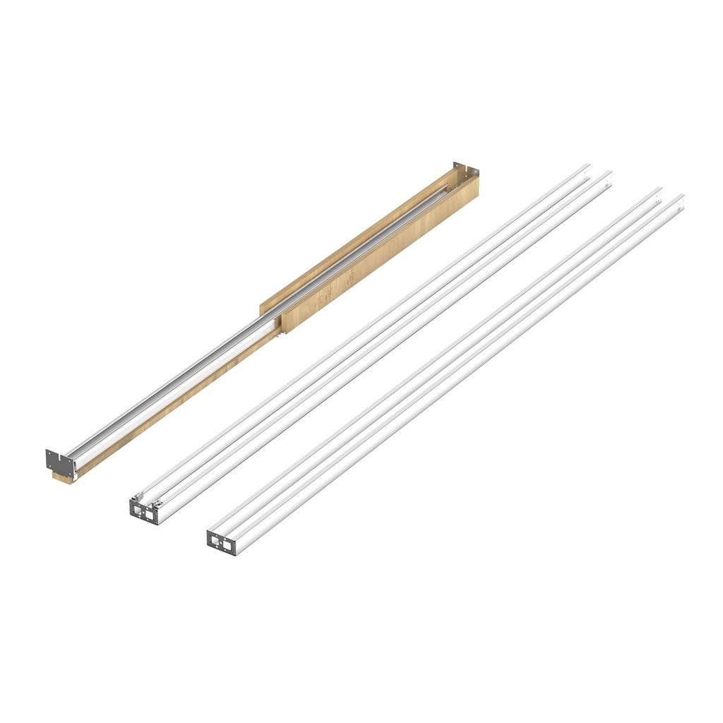 VEVOR Pocket Door Frame Kit 762 mm Pocket Door Kit with Steel Studs, For Home Doors, Two-Way Soft Close Mechanism, Smooth & Quiet Sliding