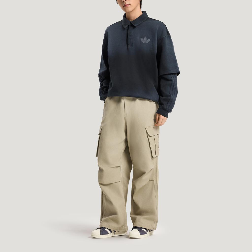 adidas Оригинальная мужская рубашка-поло с длинным рукавом 2 в 1 KR5053