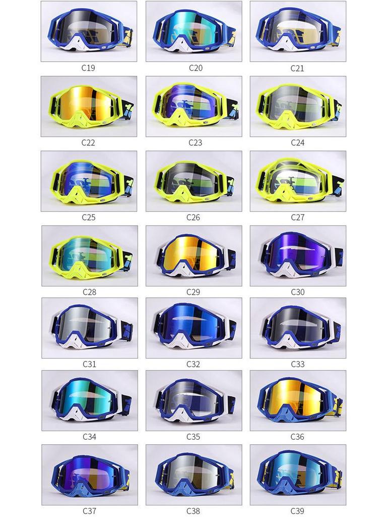 Ветрозащитные мотоциклетные и лыжные очки для использования за границей: 100% Внедорожная езда, катание на природе и защита при скоростном спуске