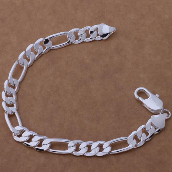 925 Silver Bracelet Heart High Quality Romance Chain For Woman Men Fashion Engagement Party Wedding Jewelry Gift