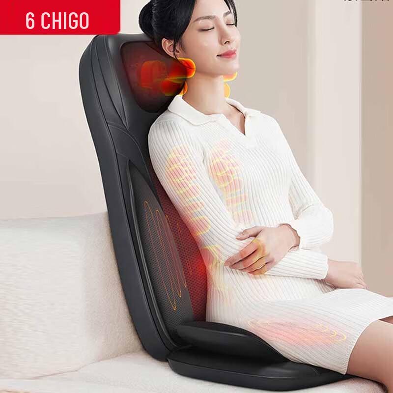 CHIGO 3D Lumbar & Back Massager with Heat CN plug (adapter included)