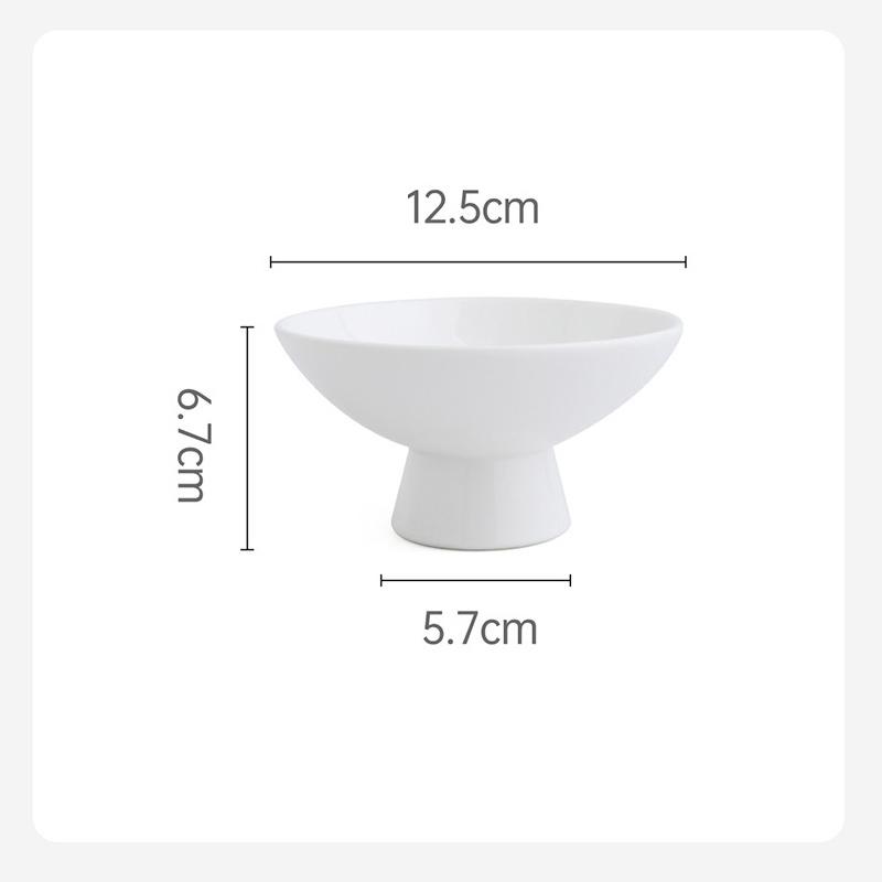 Elegant Ceramic Fruit Bowl Set - Stylish Dessert Cups, Ice Cream Bowls, And Serving Dishes For Restaurant And Home Use